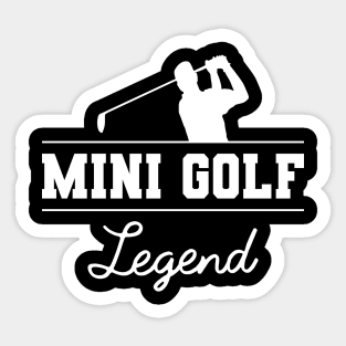 Golf - Mini Golf Legend Sticker